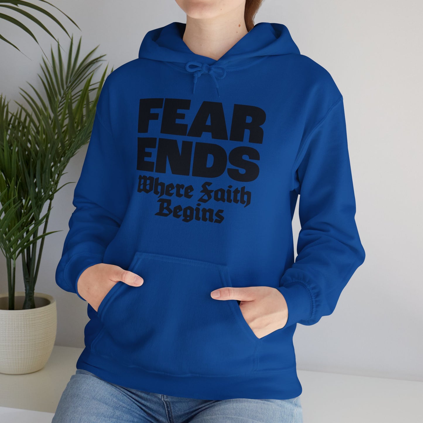 “Where Faith Begins” Unisex Heavy Blend™ Hooded Sweatshirt