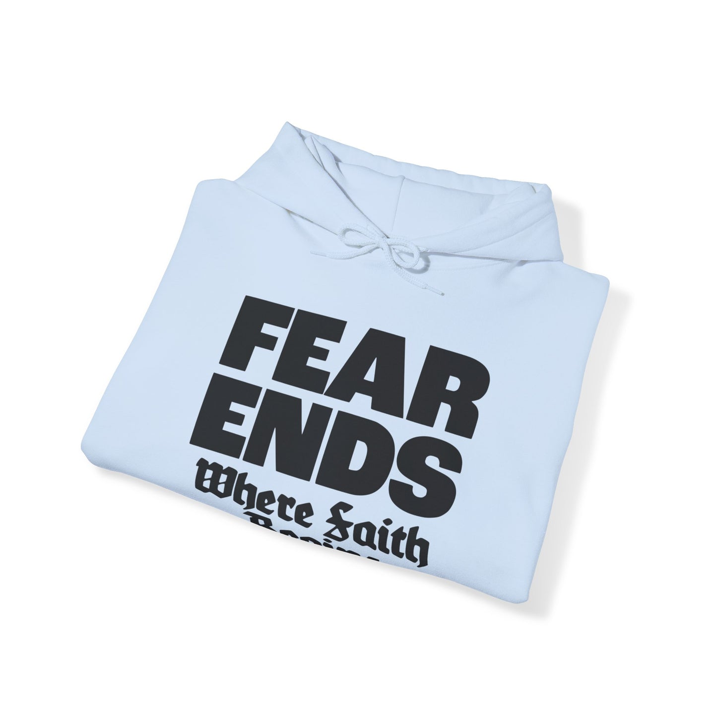 “Where Faith Begins” Unisex Heavy Blend™ Hooded Sweatshirt