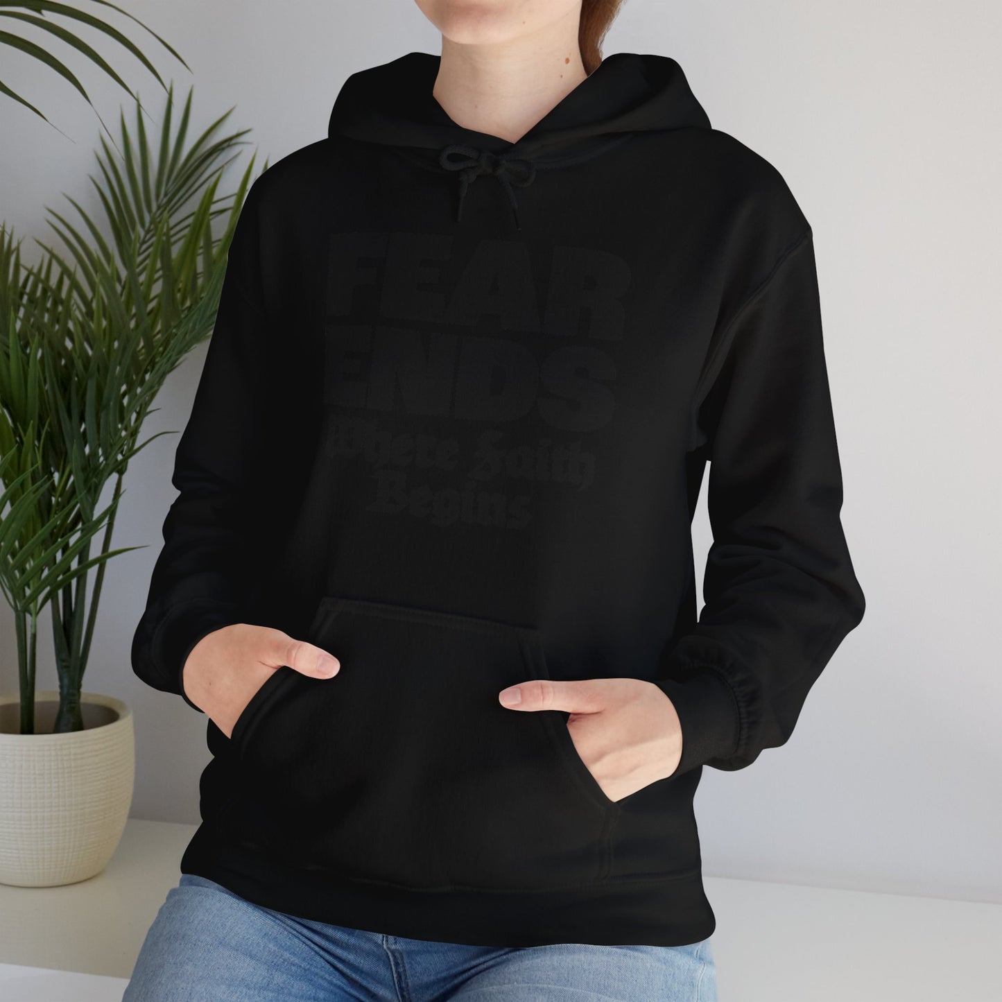 “Where Faith Begins” Unisex Heavy Blend™ Hooded Sweatshirt