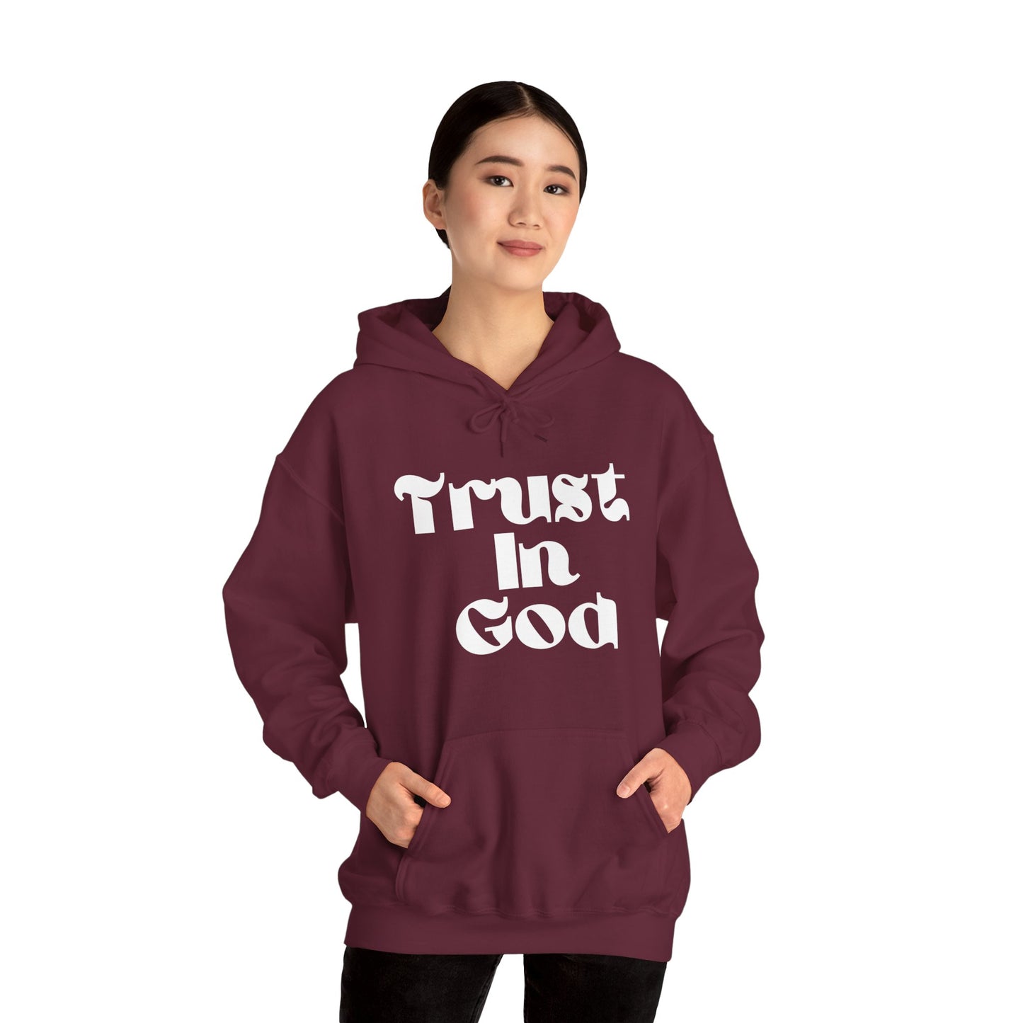 “Trust In God” Unisex Heavy Blend™ Hooded Sweatshirt