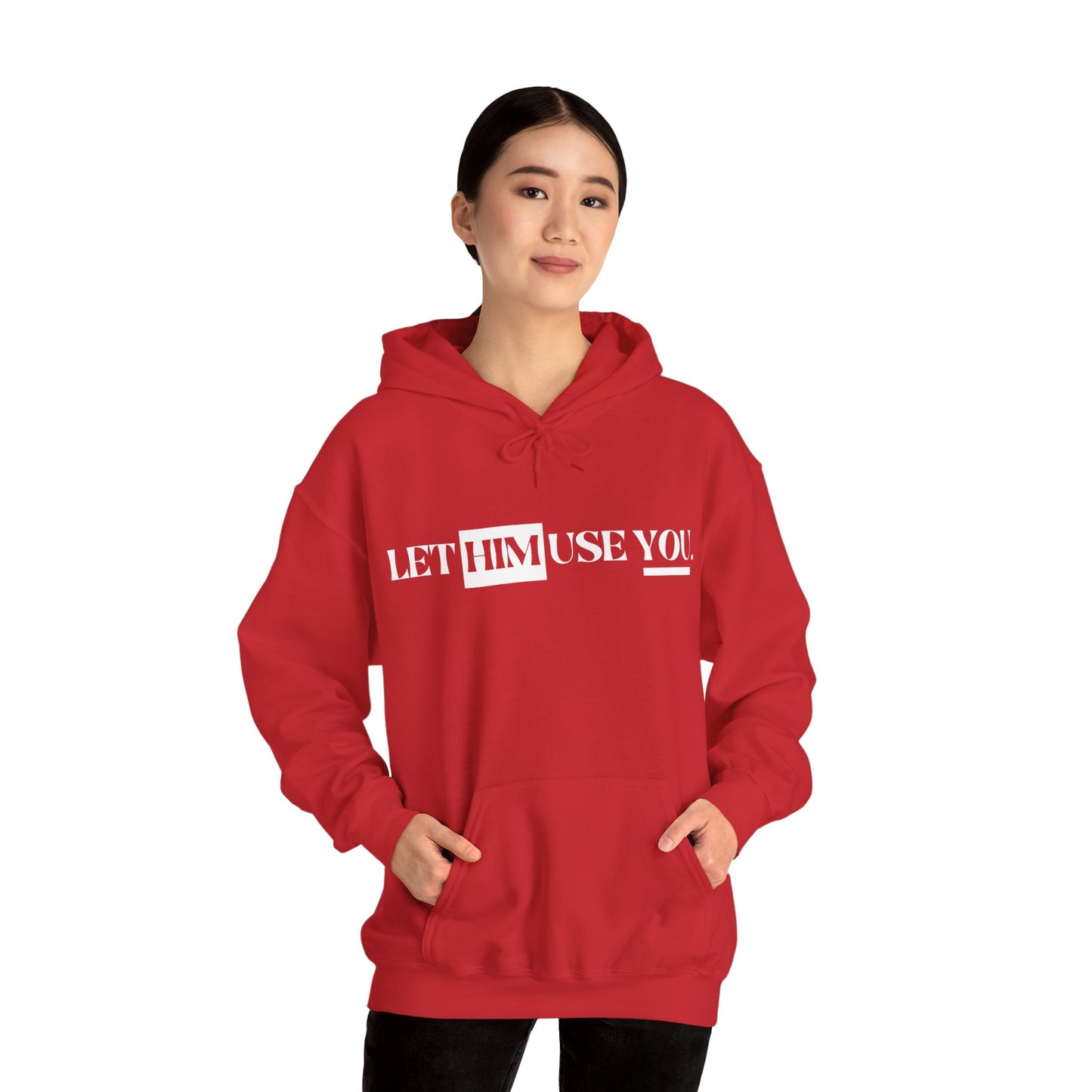 “Let Him Use You” Unisex Heavy Blend™ Hooded Sweatshirt