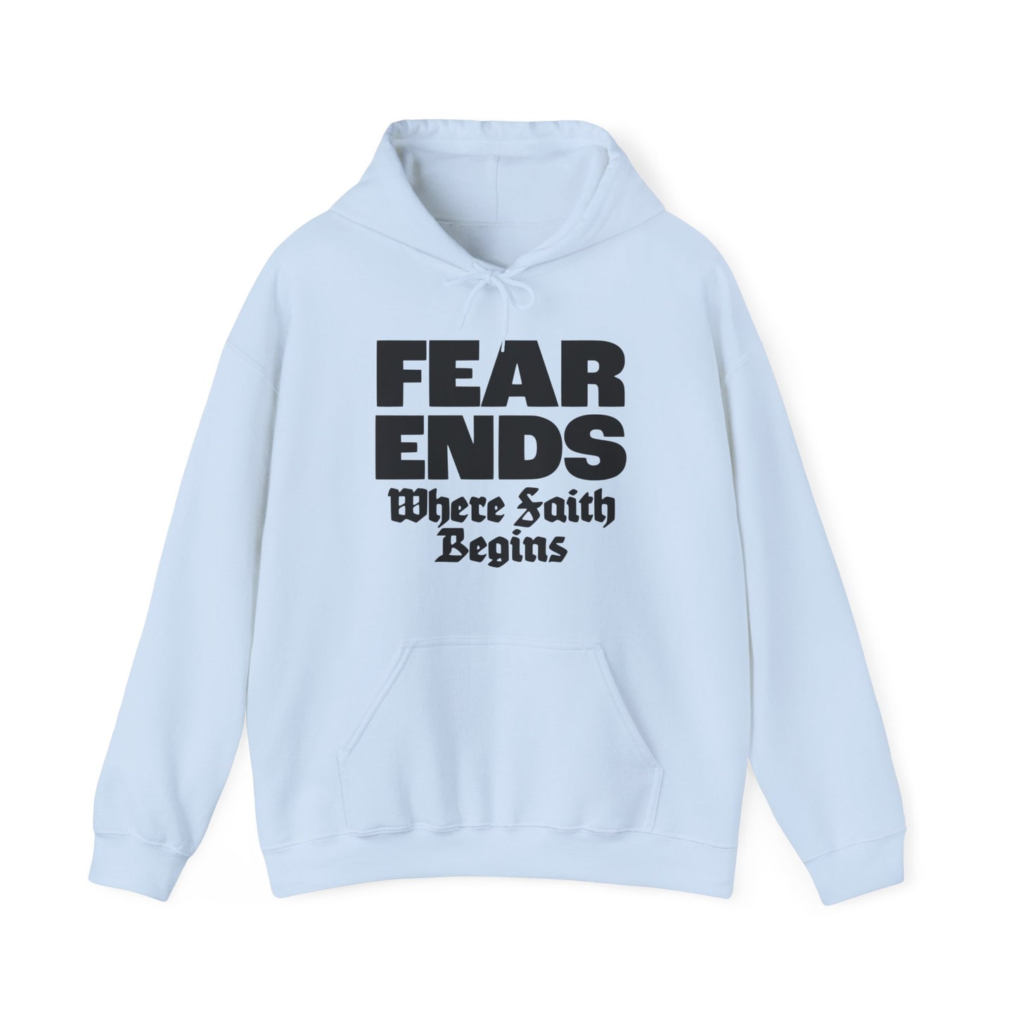 “Where Faith Begins” Unisex Heavy Blend™ Hooded Sweatshirt