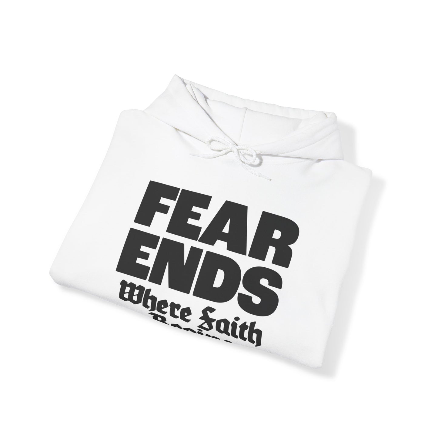 “Where Faith Begins” Unisex Heavy Blend™ Hooded Sweatshirt