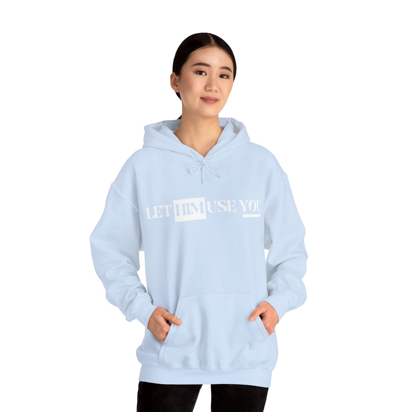 “Let Him Use You” Unisex Heavy Blend™ Hooded Sweatshirt