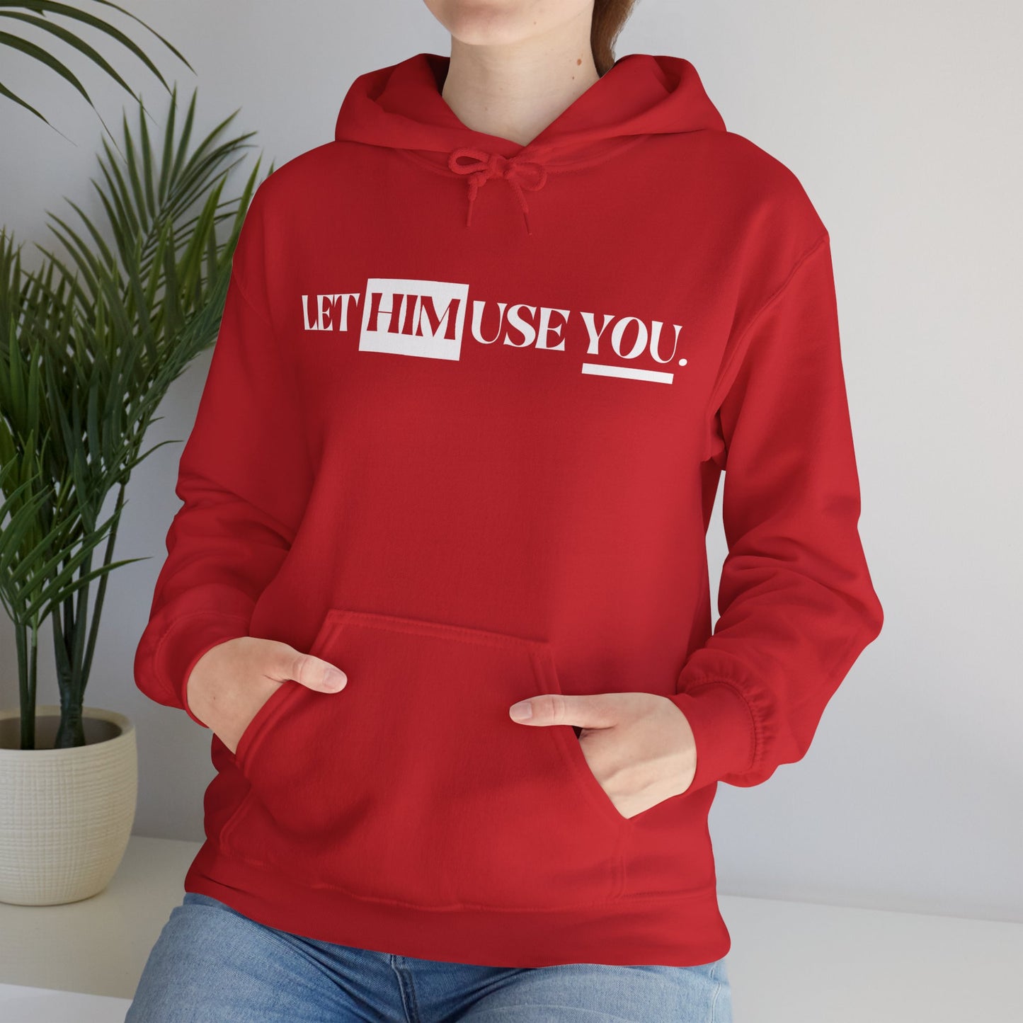 “Let Him Use You” Unisex Heavy Blend™ Hooded Sweatshirt