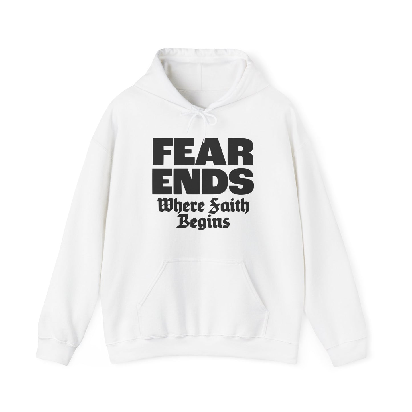 “Where Faith Begins” Unisex Heavy Blend™ Hooded Sweatshirt