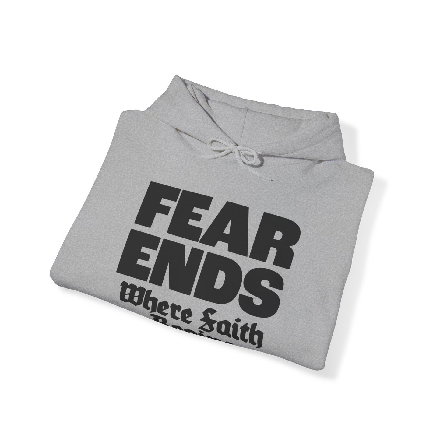 “Where Faith Begins” Unisex Heavy Blend™ Hooded Sweatshirt